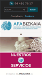 Mobile Screenshot of afa-bizkaia.com